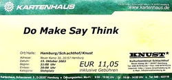 Do Make Say Think on Oct 15, 2003 [162-small]