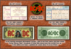 AC/DC Razors Edge Ticket Tribute, tags: AC/DC, King's X, Birmingham, Alabama, United States, Ticket, Merch, Birmingham-Jefferson Civic Center Coliseum - AC/DC / King's X on Feb 2, 1991 [656-small]