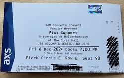 Vampire Weekend / Mama on Dec 6, 2024 [129-small]