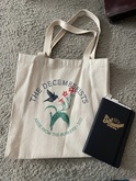 Tote bag and leather-cover journal embossed in gold; both came with the VIP pass., The Decemberists / Jake Xerxes Fussell on Aug 6, 2022 [335-small]
