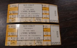 Sure wished I had got to use these tickets, Lynyrd Skynyrd on Nov 27, 1977 [361-small]