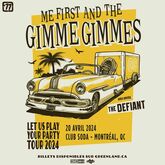 Me First And The Gimme Gimmes / The Defiant on Apr 20, 2024 [549-small]