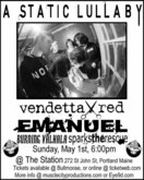 Emanuel / A Static Lullaby / Vendetta Red / Sparks the Rescue on May 2, 2005 [787-small]