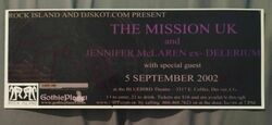 The Mission / Jennifer McLaren ex-delerium on Sep 5, 2002 [103-small]