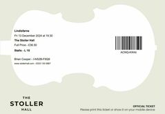 Ticket , Lindisfarne on Dec 13, 2024 [136-small]