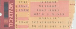 The BoDeans / Rodney Crowell on Oct 14, 1986 [508-small]