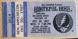 Grateful Dead / Neville Brothers on Dec 30, 1987 [101-small]