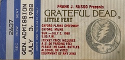 Grateful Dead / Little Feat on Jul 3, 1988 [124-small]