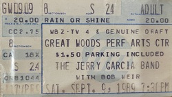 Jerry Garcia Band / Bob Weir & Rob Wasserman on Sep 9, 1989 [193-small]