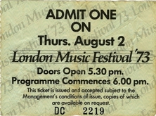 Black Sabbath / Groundhogs / Stray on Aug 2, 1973 [882-small]