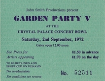 Yes / Lindisfarne / Wright's Wonderwheel / Capability Brown / mahavishnu orchestra on Sep 2, 1972 [885-small]