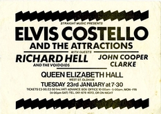 Elvis Costello / Attractions / Richard Hell & The Voidoids / John Cooper Clarke on Jan 23, 1979 [941-small]