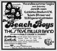 The Beach Boys / Journey / Steve Miller / Pablo Cruise on Jun 24, 1978 [599-small]
