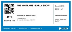 The Whitlams on Mar 25, 2022 [687-small]