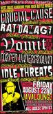 Rat Damage / Crucial Cause / Vomit / Forced Underground / Idle Threats on Aug 22, 2008 [246-small]