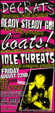 Boats! / Ready Steady Go! / The Decrats / Idle Threats on Aug 22, 2008 [247-small]