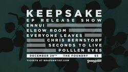 Keepsake EP Release Show on Dec 29, 2017 [320-small]