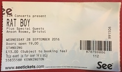 Rat Boy / Bad Sounds / Indigo Husk on Sep 28, 2016 [144-small]