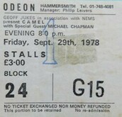 Camel / Michael Chapman on Sep 29, 1978 [663-small]