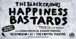 The Black Crowes / George Porter Jr. & Runnin' Pardners on Dec 22, 2024 [383-small]