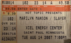Bleeding Through / Slayer / Marilyn Manson on Aug 14, 2007 [584-small]