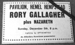 Rory Gallagher / Nazareth on Dec 5, 1971 [038-small]