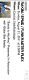 Rakim / EPMD / DJ Funkmaster Flex / Technician the DJ / DJ Scratch / Peter Gunz on Aug 21, 2011 [500-small]
