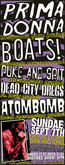 The Prima Donnas / Boats! / AtomBomb / Puke and Spit / Dead City Dregs on Sep 7, 2008 [818-small]