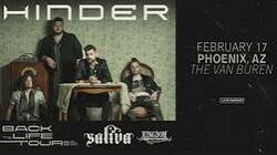 Hinder / Saliva / Kingdom Collapse / CZYK on Feb 17, 2025 [484-small]