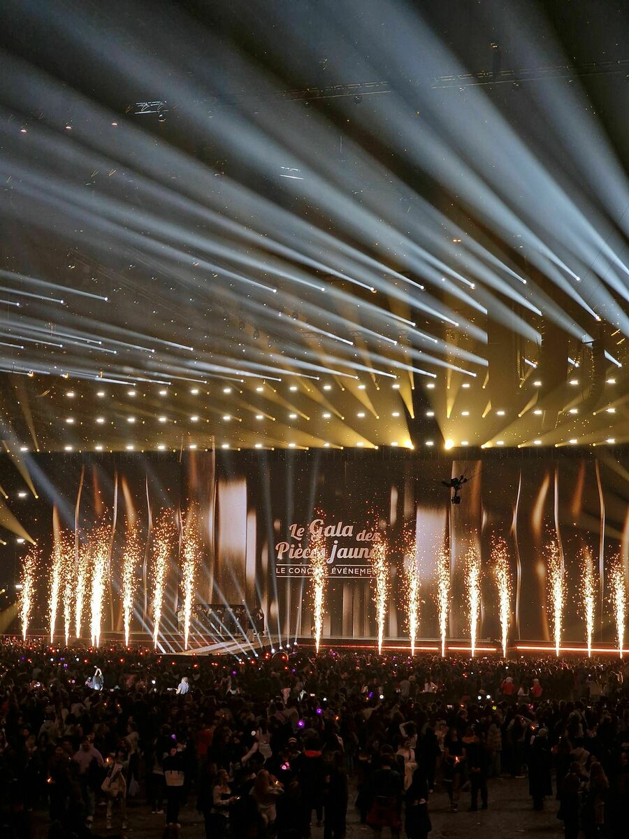 Jan 23, 2025 Gala des Pièces Jaunes at Paris La Défense Arena Paris, ÎledeFrance, France