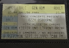 Ozzy Osbourne / Alice In Chains / Sepultura on Sep 21, 1992 [439-small]