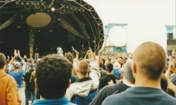 Stanton Warriors absolutely smashing it on Sunday. , Glastonbury Festival of Contemporary Performing Arts 2003 on Jun 27, 2003 [066-small]