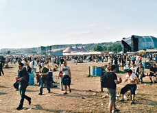 Leaving the Glade with The Other Stage and the Dance Tent visible in the distance., Glastonbury Festival of Contemporary Performing Arts 2003 on Jun 27, 2003 [067-small]
