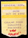 Van Halen / Joe Whiting and The Bandit Band on Oct 30, 1982 [297-small]