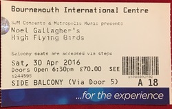 Noel Gallagher's High Flying Birds / Dave McCabe & The Ramifications on Apr 30, 2016 [338-small]
