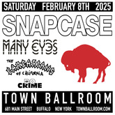Snapcase / Many Eyes / The Barbarians of California / Do Crime on Feb 8, 2025 [220-small]