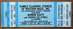 Bonnie Raitt / Johnny Lee Schell on Oct 30, 1987 [760-small]