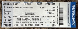 ticket stub, tags: Ticket - Slowdive / quannnic on Feb 7, 2025 [081-small]