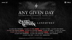 Any Given Day / Bleed From Within / Landmvrks on Dec 22, 2019 [901-small]