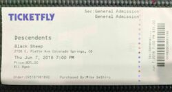 Descendents / INTHEWHALE / Cheap Perfume (CO) on Jun 7, 2018 [790-small]