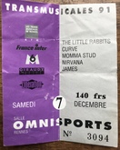 Nirvana / James / The Little Rabbits / Curve / Momma Stud on Dec 7, 1991 [658-small]