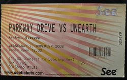 Architects / Whitechapel / Protest the Hero / Unearth / Carnifex / Parkway Drive / Despised Icon on Nov 12, 2008 [404-small]