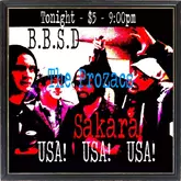 B.B.S.D. / USA! USA! USA! / The Prozacs / Sakara on Dec 29, 2012 [417-small]