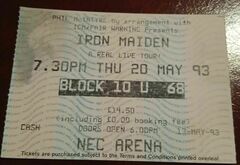Iron Maiden / The Almighty on May 20, 1993 [921-small]