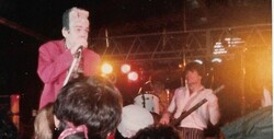 Frankenstein (New York Dolls), tags: David Johansen - Clarence Clemons & The Red Bank Rockers / David Johansen / The Del Lords on May 12, 1984 [790-small]