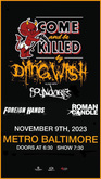 Dying Wish / Boundaries / Foreign Hands / Roman Candle on Nov 9, 2023 [209-small]