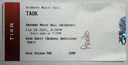 ticket stub, tags: Ticket - TAUK / MINKA on Feb 28, 2025 [639-small]