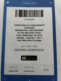 Corrosion Of Conformity / Crowbar / Weedeater / Mothership on Feb 10, 2019 [133-small]