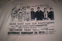 MIKE WATT AND THE MISSINGMEN / Saccharine Trust / All REACTIONAIRIES cover group / Stoned at Heart on Feb 20, 2010 [694-small]
