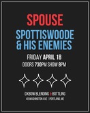 Spouse / Spottiswoode & His Enemies on Apr 18, 2025 [124-small]